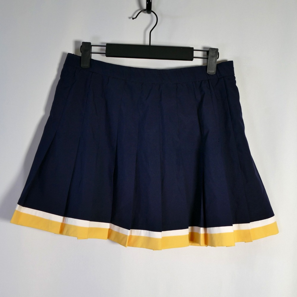 VTG LSH Preppy Varsity Pleated Active Mini Skirt Size 12 Ivy League Cheerleader